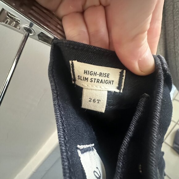 Madewell High-Rise Slim Straight Jeans - Richgrove Wash | BRAND NEW - Picture 8 of 9